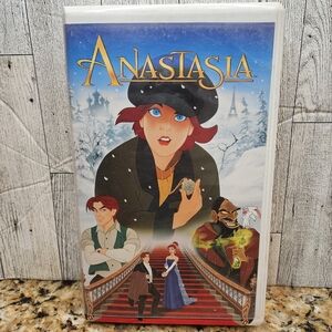 Anastasia VHS Hardshell Tape 1998 Clamshell Family Movie Night Cartoon